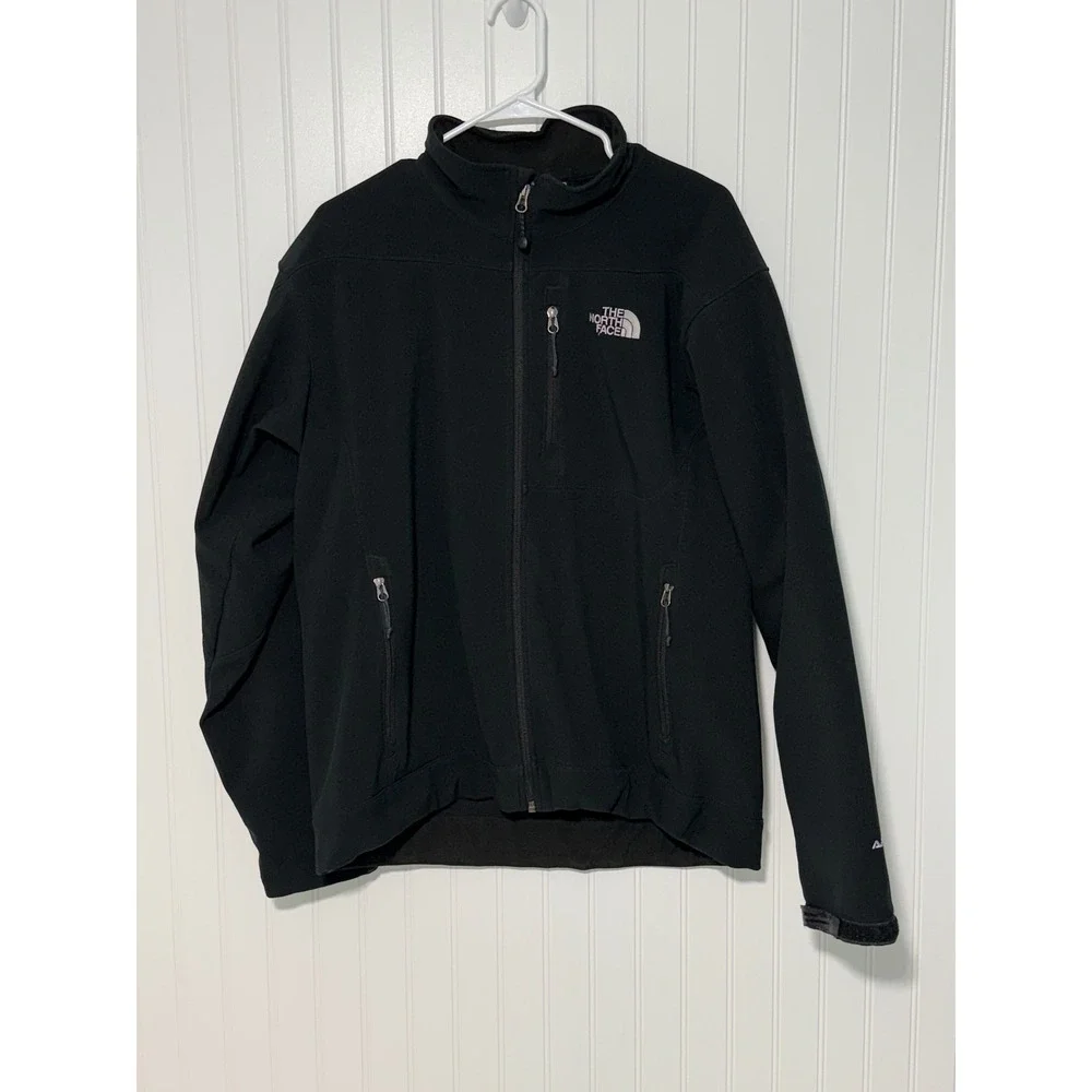 The North Face Apex Softshell Jacket Full Zip Black‎ Mens Large